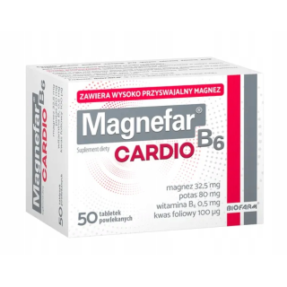 Magnefar B6 Cardio 50tabl.